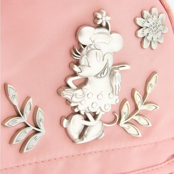 NWT 💎 Disney Pink Floral Backpack - Picture 3 of 5